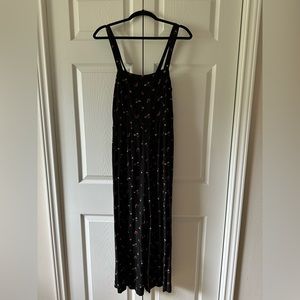 Madewell Black and Floral Jumpsuit - sz 2